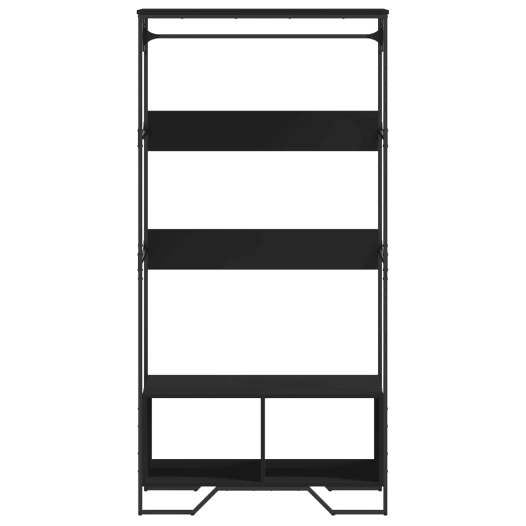 Clothes Rack Black 90x50x180 cm Engineered Wood