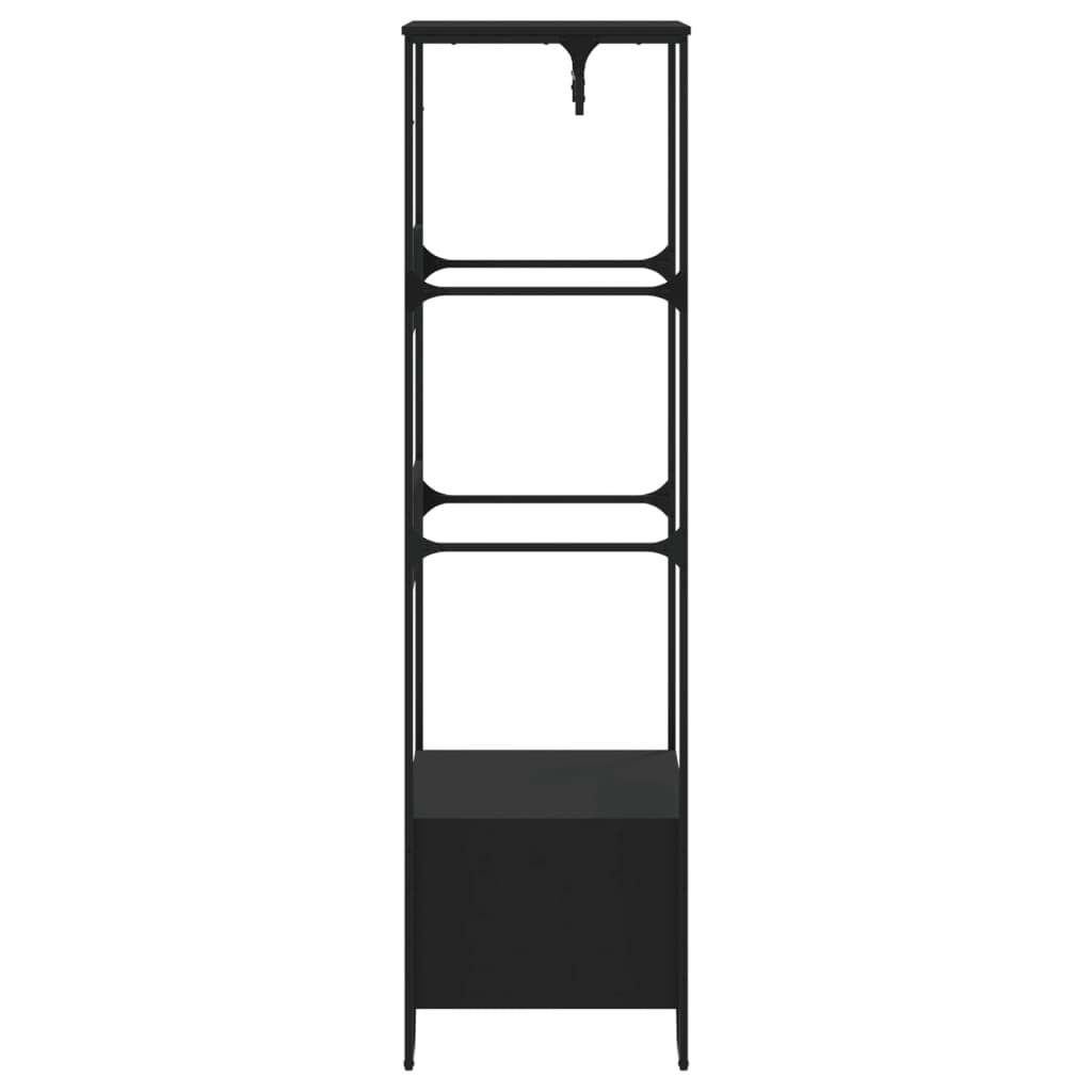 Clothes Rack Black 90x50x180 cm Engineered Wood