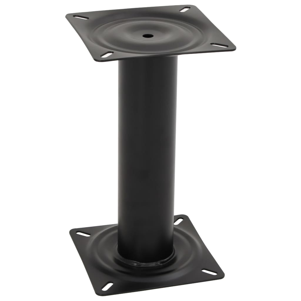Stuhlfuß für Bootssitz Schwarz 33 cm Stahl
