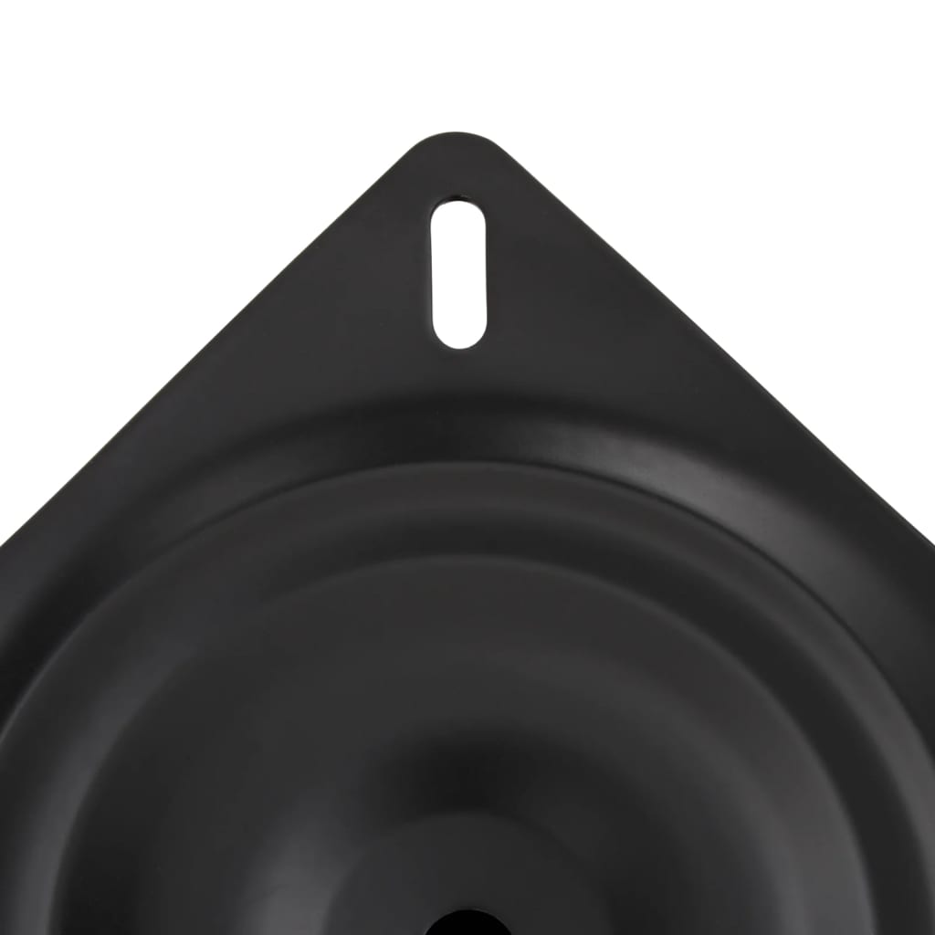 Stuhlfuß für Bootssitz Schwarz 33 cm Stahl