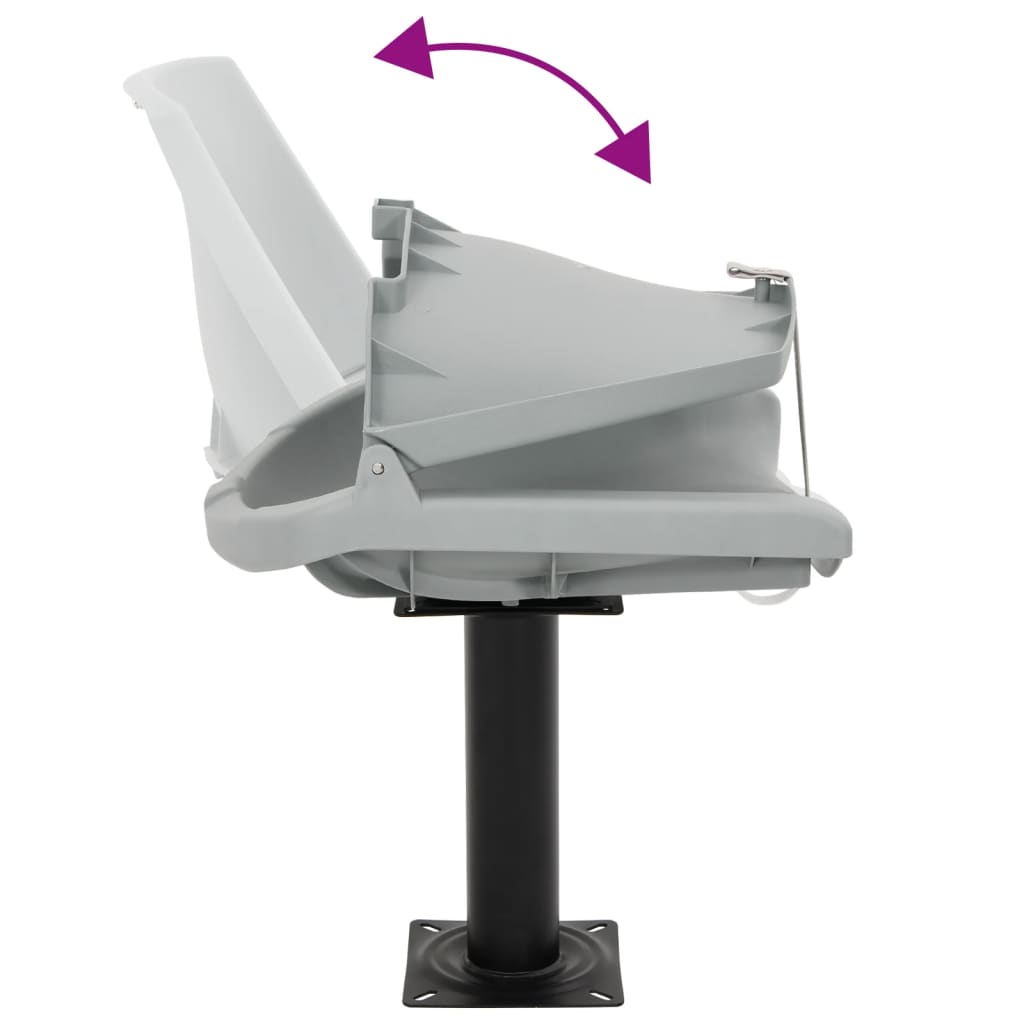 Boat Seat with Pedestal 360° Swivel