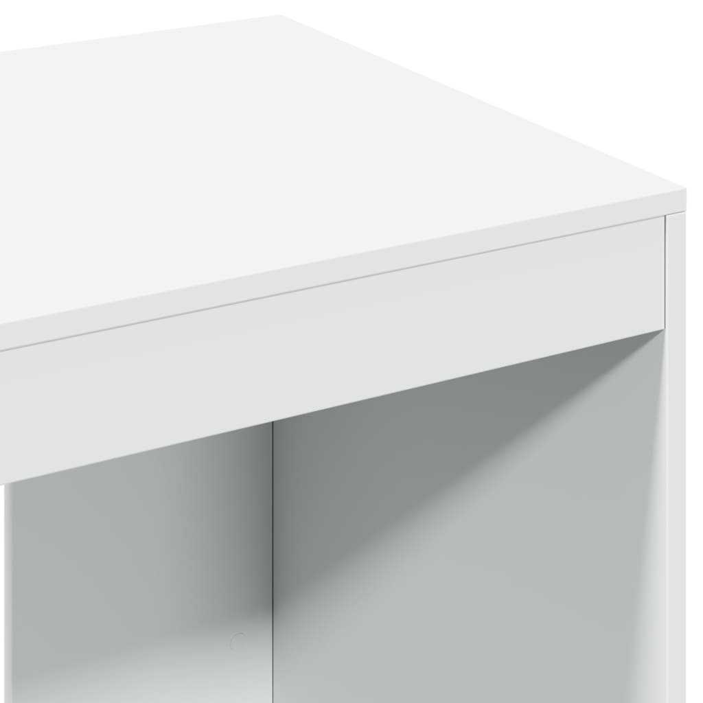Desk White 103.5x56.5x94 cm Engineered Wood