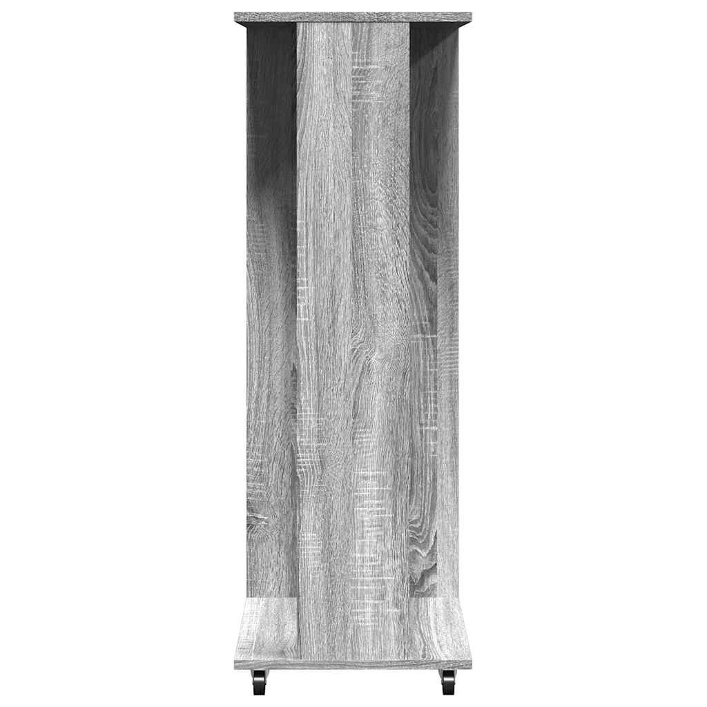 Portant sur roulettes gris Sonoma 102x38x110 cm