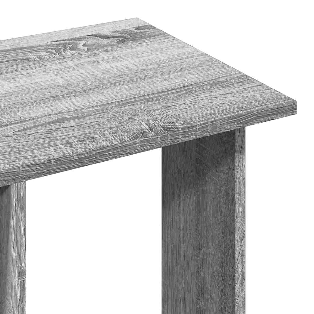 Portant sur roulettes gris Sonoma 102x38x110 cm