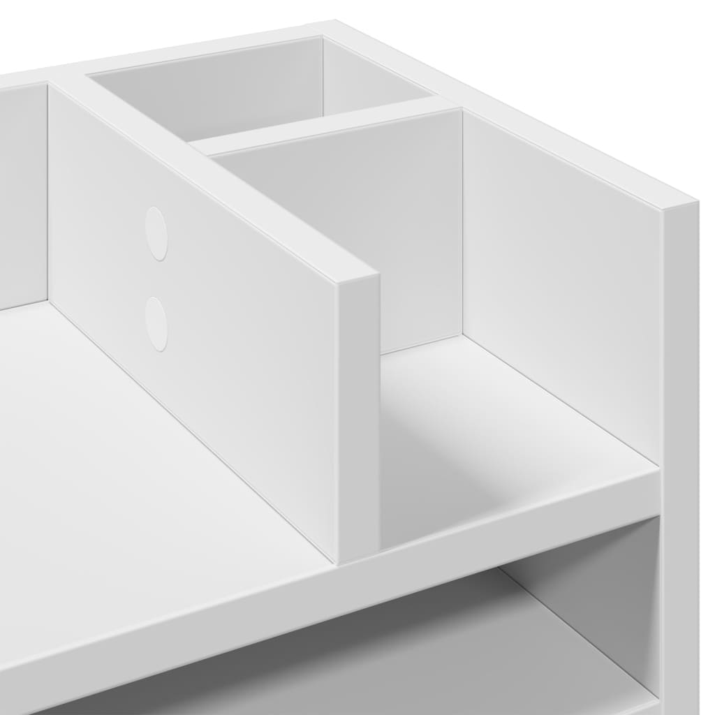 Desk Organizer Concrete Gray 44.5x24x25 cm Engineered Wood