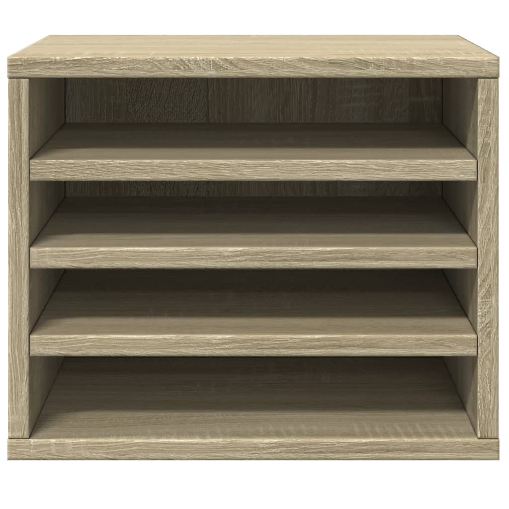 Organiseur de bureau chêne Sonoma 36x26x29,5 cm panneau de particules