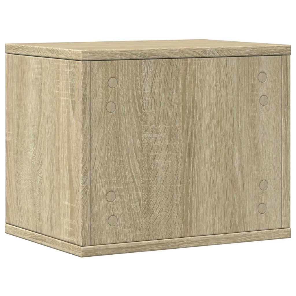 Organiseur de bureau chêne Sonoma 36x26x29,5 cm panneau de particules