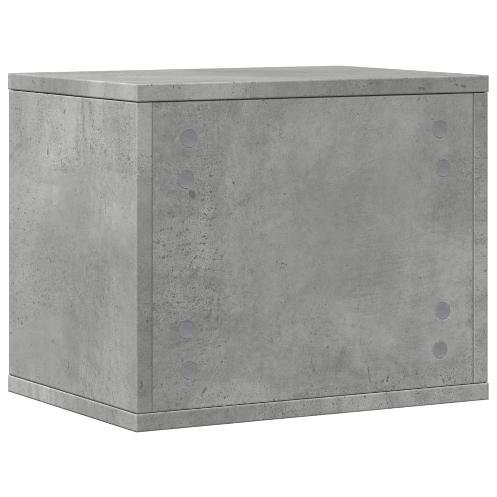 Desk Organizer Concrete Gray 36x26x29.5 cm Engineered Wood