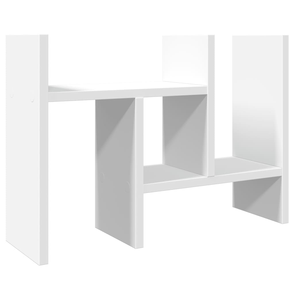 Desk Organizer White 34.5x15.5x35.5 cm Wood Composite