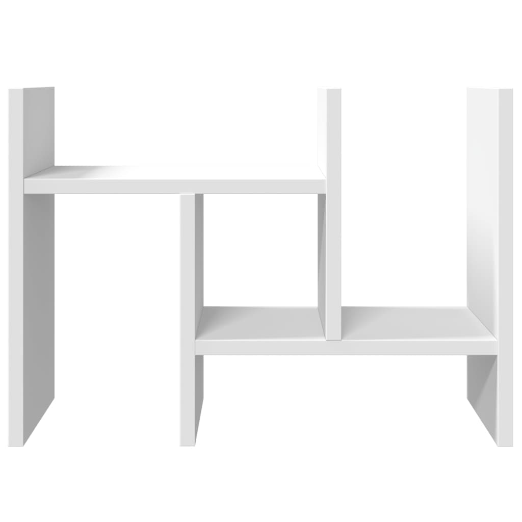 Desk Organizer White 34.5x15.5x35.5 cm Wood Composite