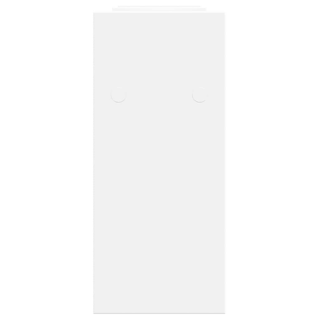 Desk Organizer White 34.5x15.5x35.5 cm Wood Composite