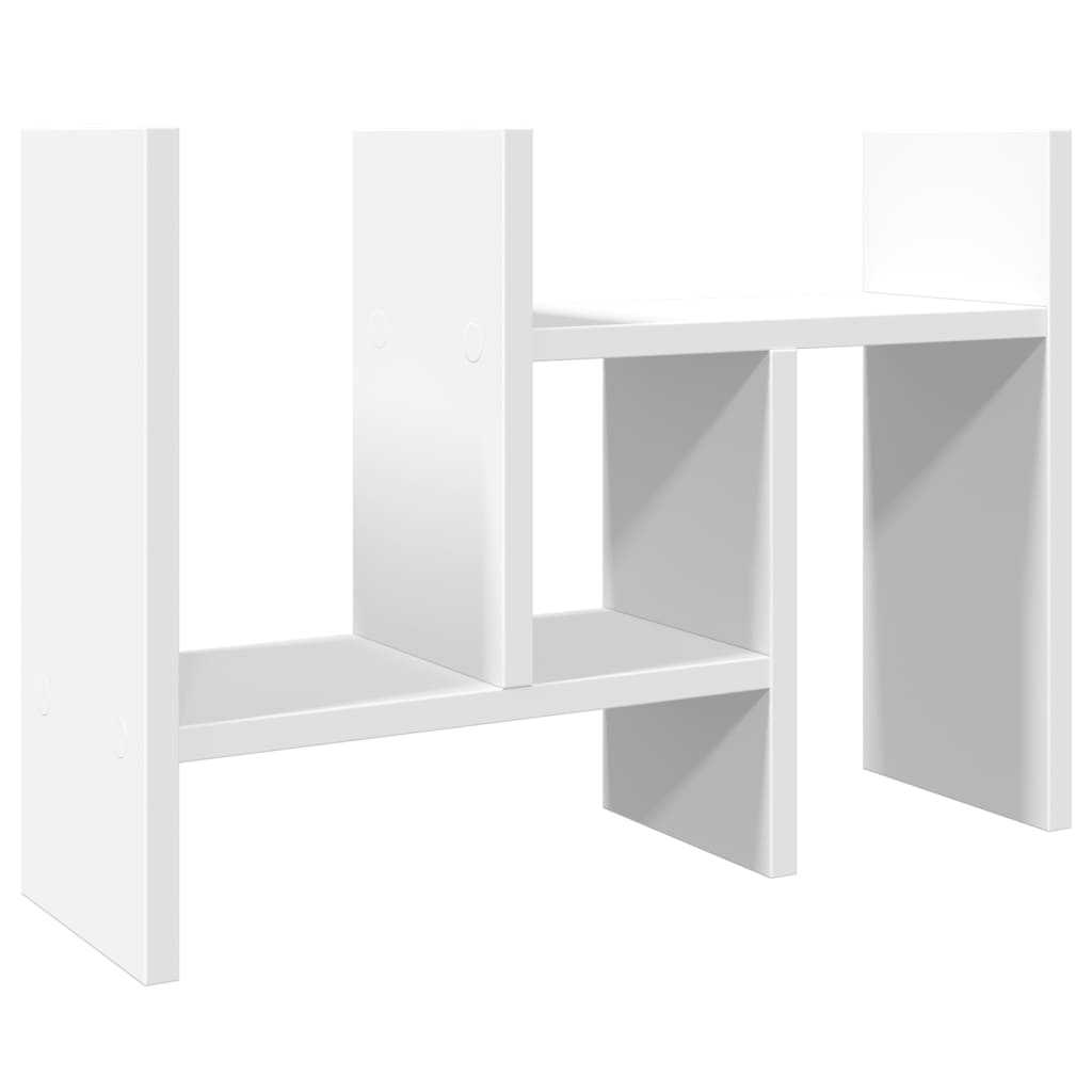 Desk Organizer White 34.5x15.5x35.5 cm Wood Composite
