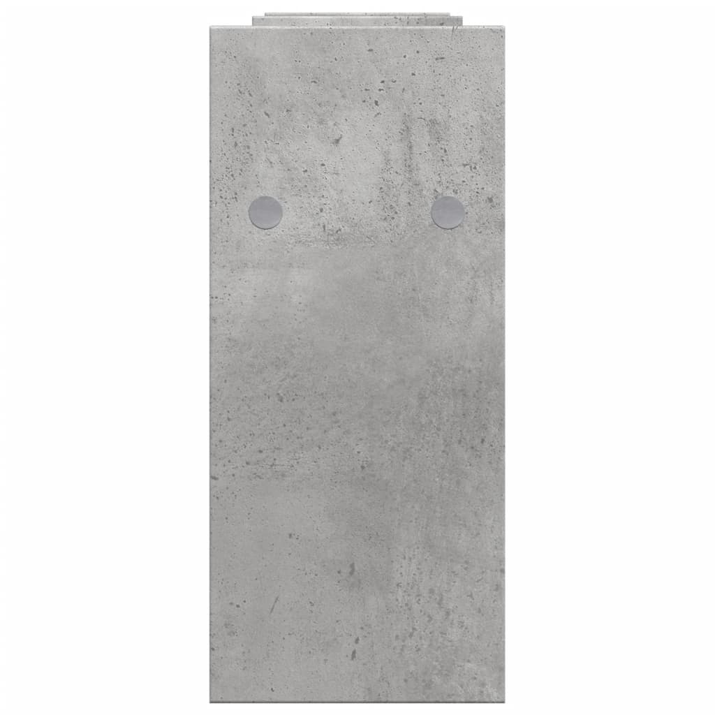 Organiseur de bureau gris béton 34,5x15,5x35,5 Bois d'ingénierie