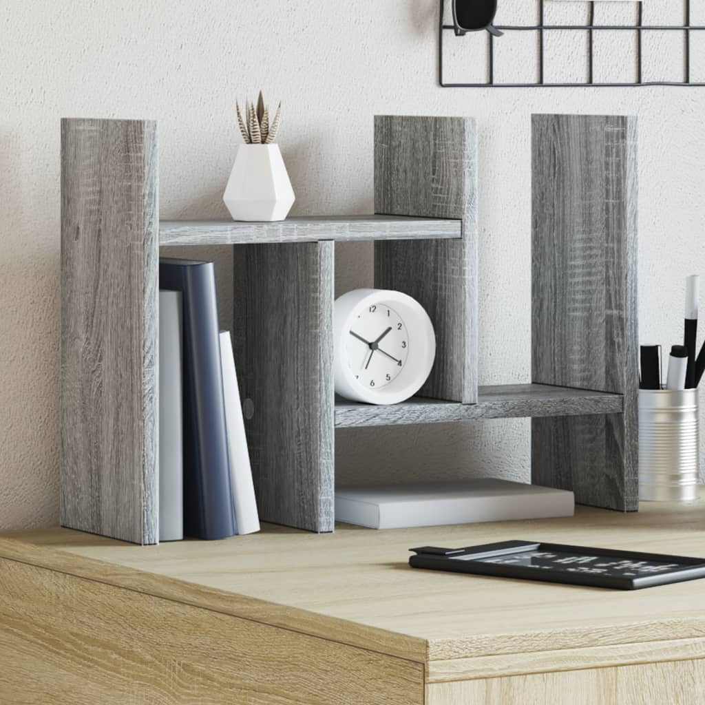 Desk Organizer Grey Sonoma 34.5x15.5x35.5 Wood Material