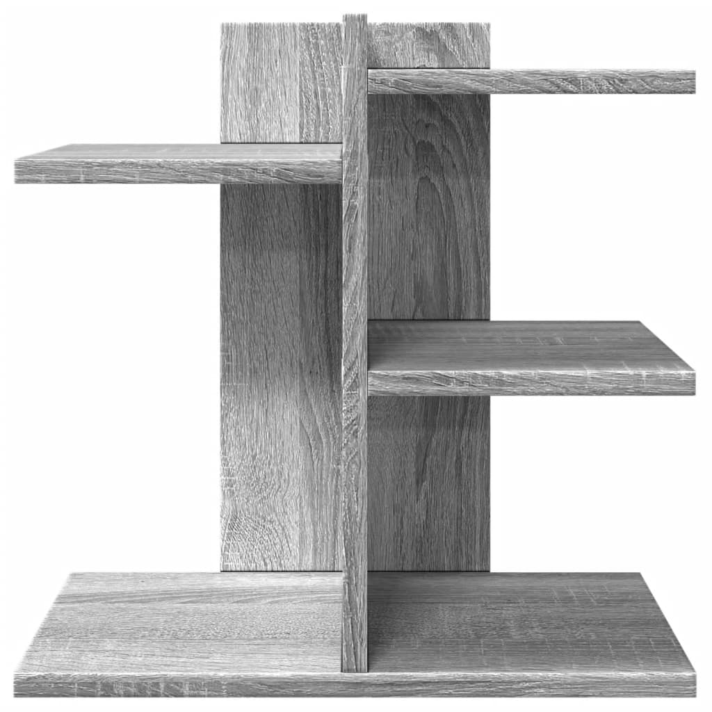 Organiseur de bureau gris Sonoma 42x21,5x42 cm Bois manufacturé