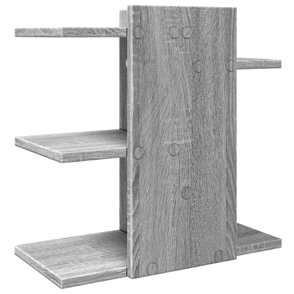 Organiseur de bureau gris Sonoma 42x21,5x42 cm Bois manufacturé