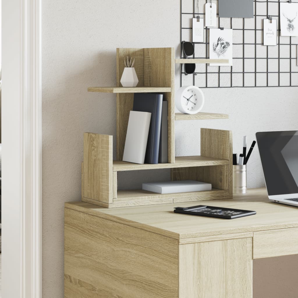 Desk Organizer Sonoma Oak 49x20x52.5 cm Wood Material