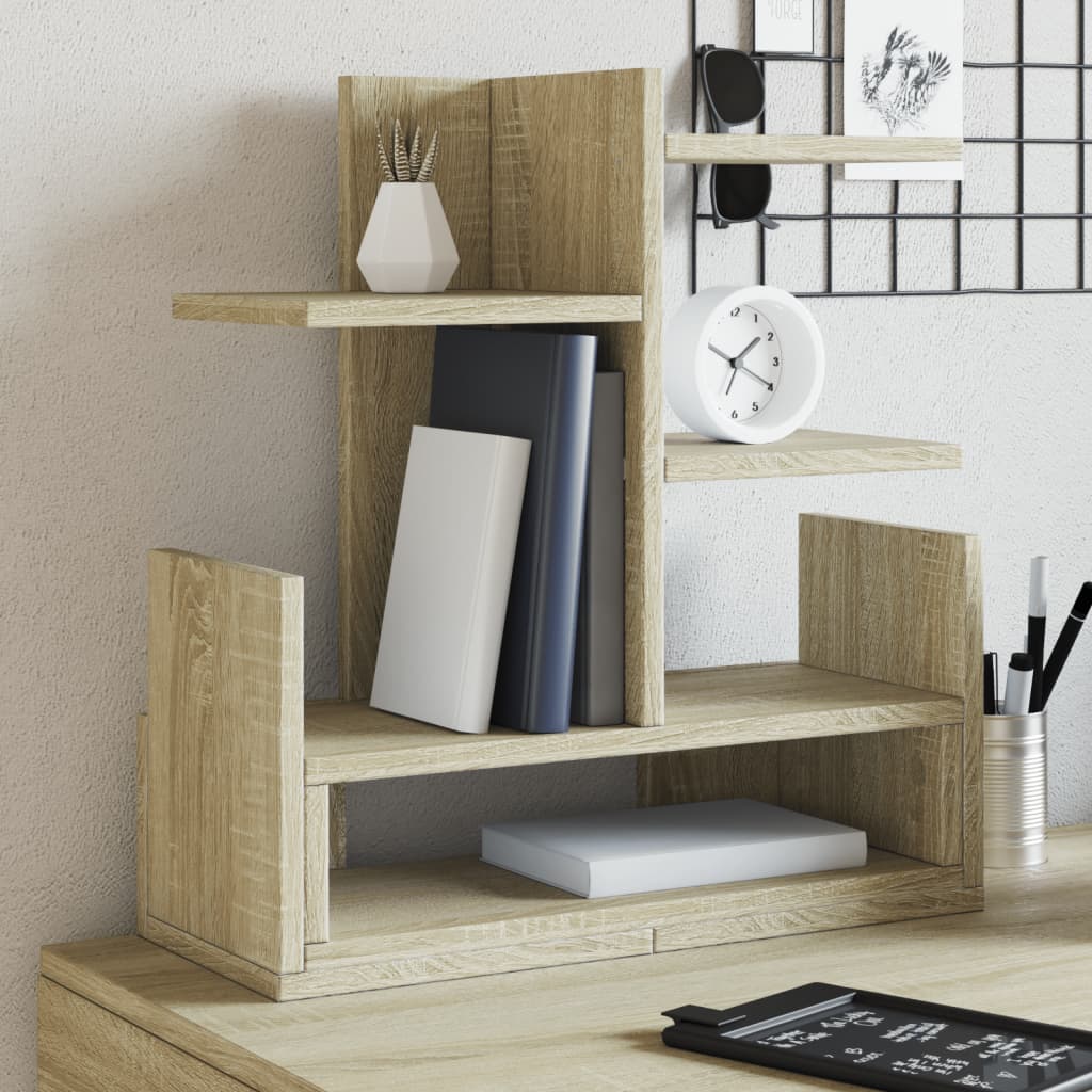 Desk Organizer Sonoma Oak 49x20x52.5 cm Wood Material