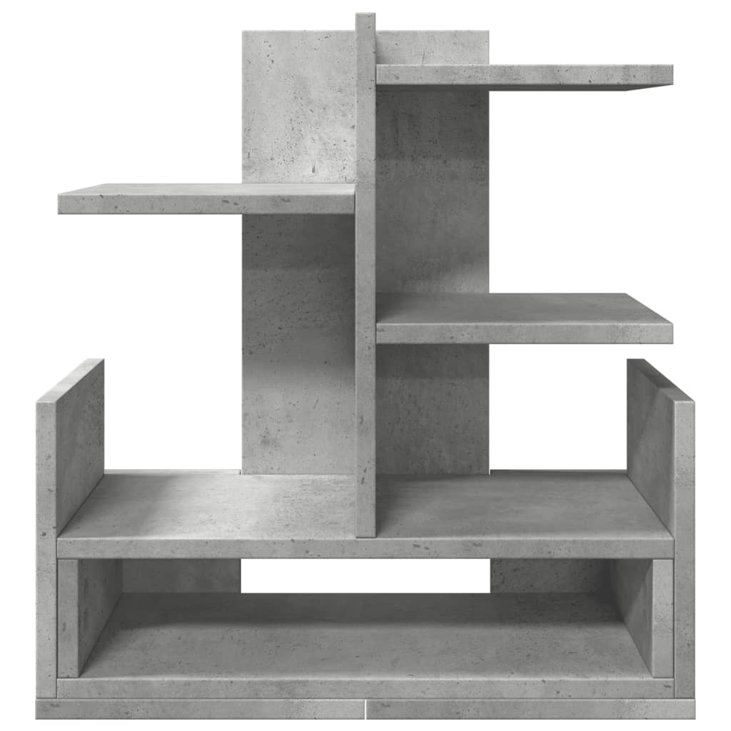 Desk Organizer Concrete Grey 49x20x52.5 cm Engineered Wood