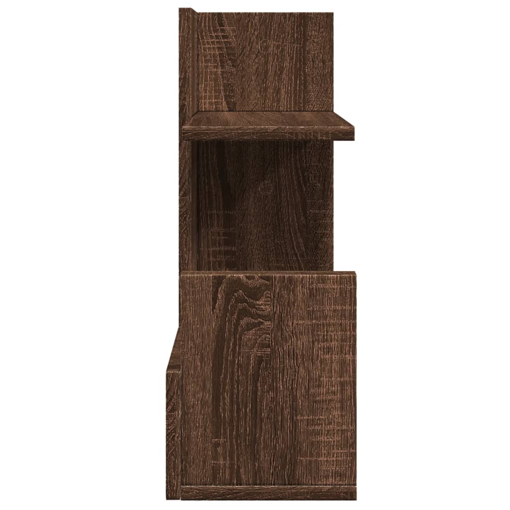 Desk Organizer Oak Effect 49x20x52.5 cm Wood Composite