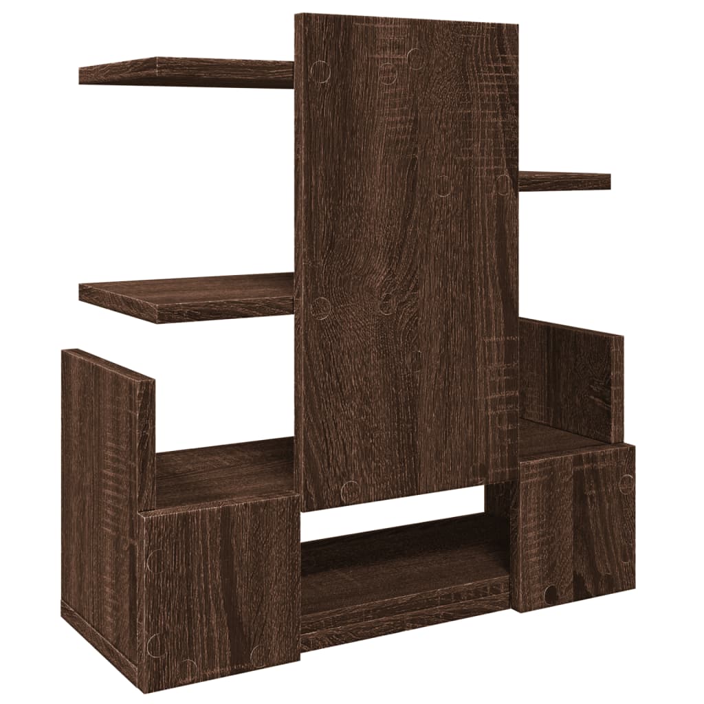 Desk Organizer Oak Effect 49x20x52.5 cm Wood Composite