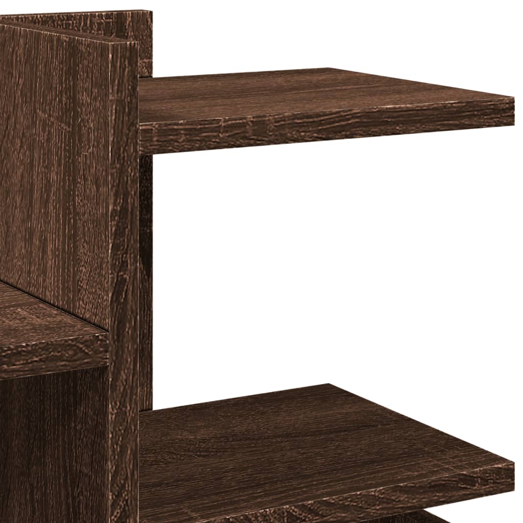 Desk Organizer Oak Effect 49x20x52.5 cm Wood Composite