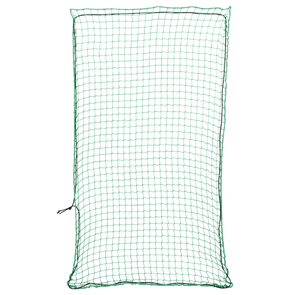Filet de remorque avec tendeur élastique vert 2,7x1,5 m PP