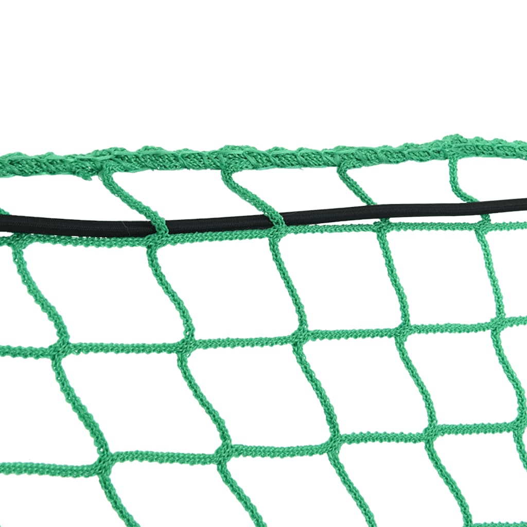 Filet de remorque avec tendeur élastique vert 2,7x1,5 m PP