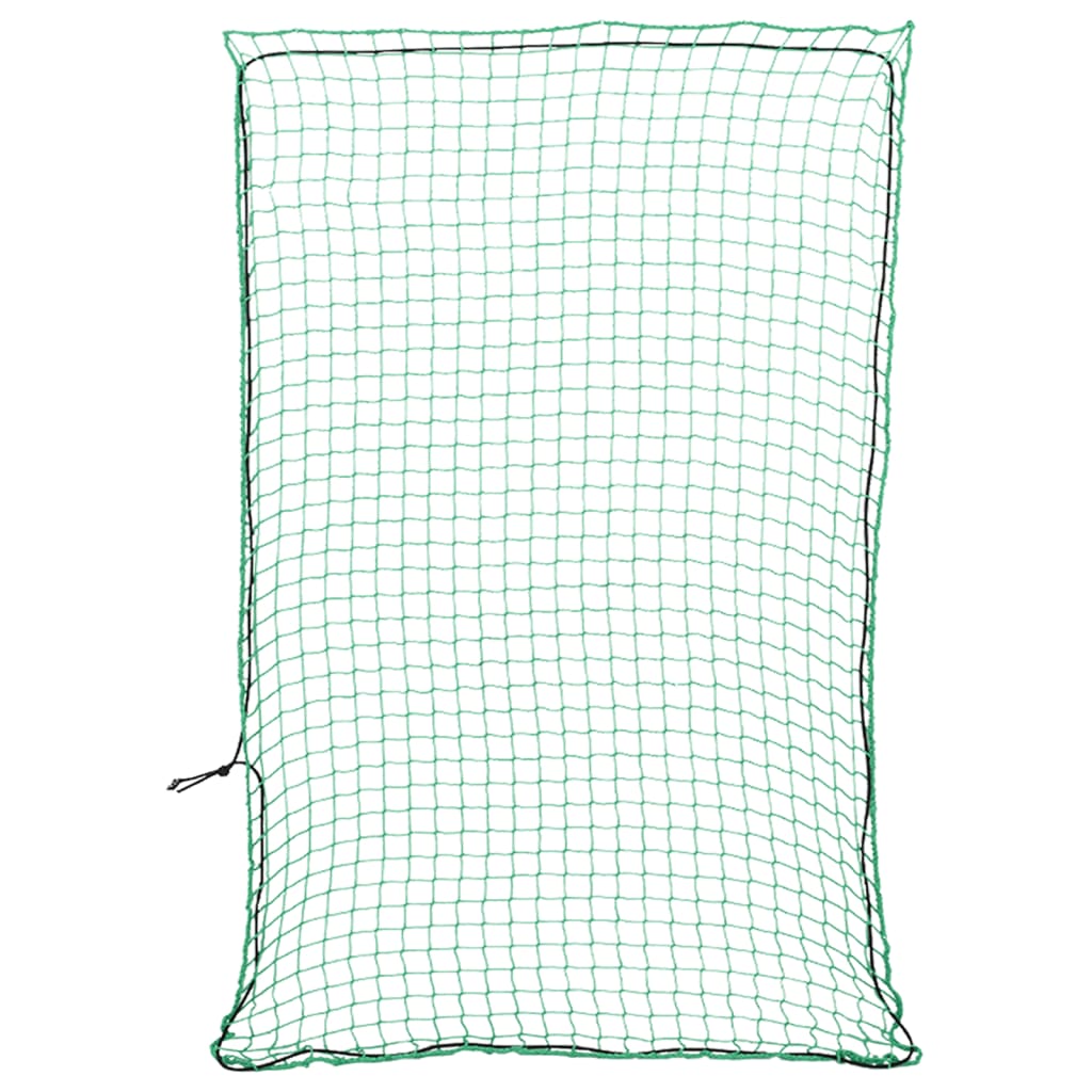 Trailer Net with Bungee Cord Green 3x2 m PP