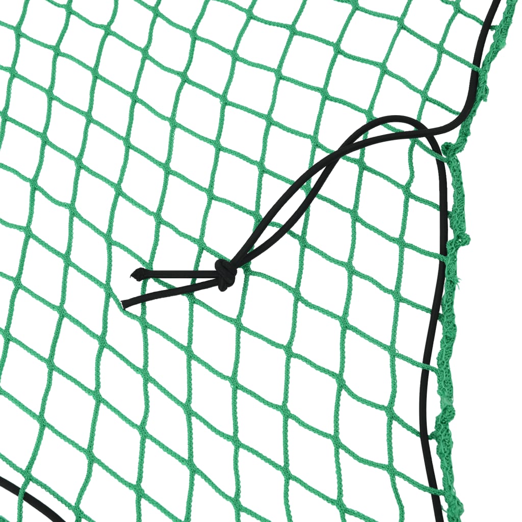 Trailer Net with Bungee Cord Green 3x2 m PP