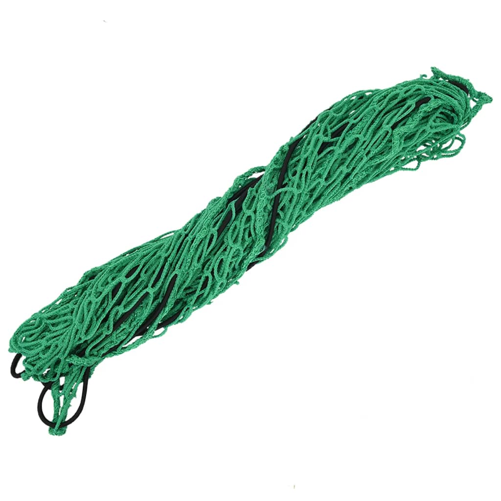 Filet de remorque avec tendeur élastique vert 4x4 m PP