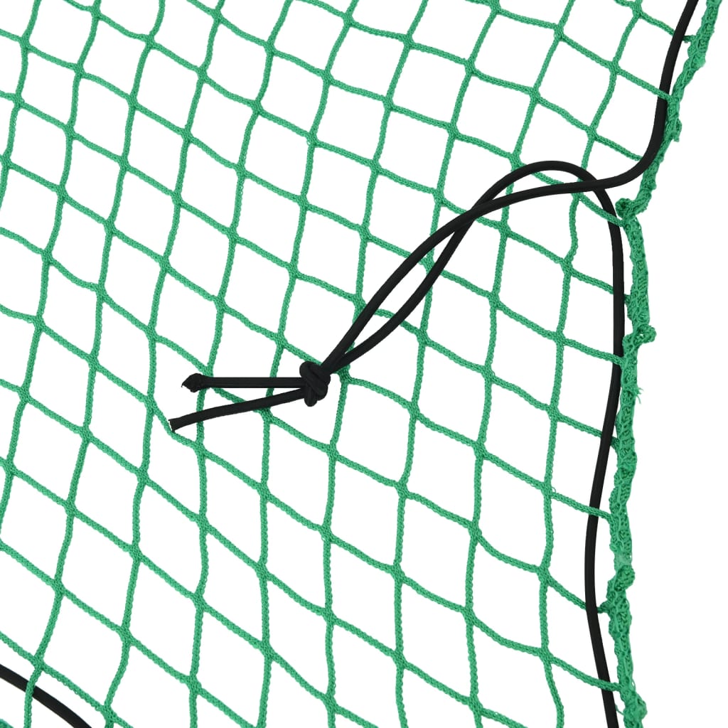 Filet de remorque avec tendeur élastique vert 4x4 m PP