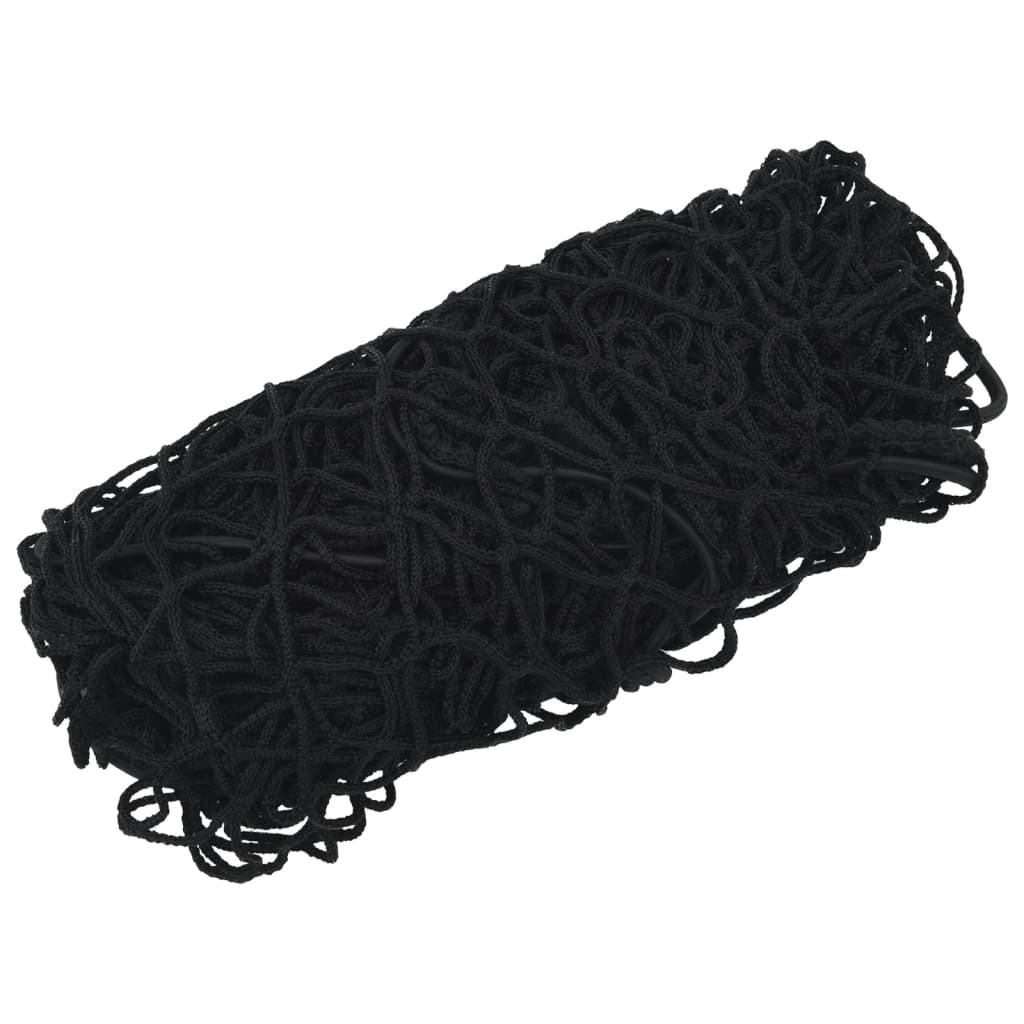 Filet de remorque avec tendeur élastique noir 3,5x2,5 m PP