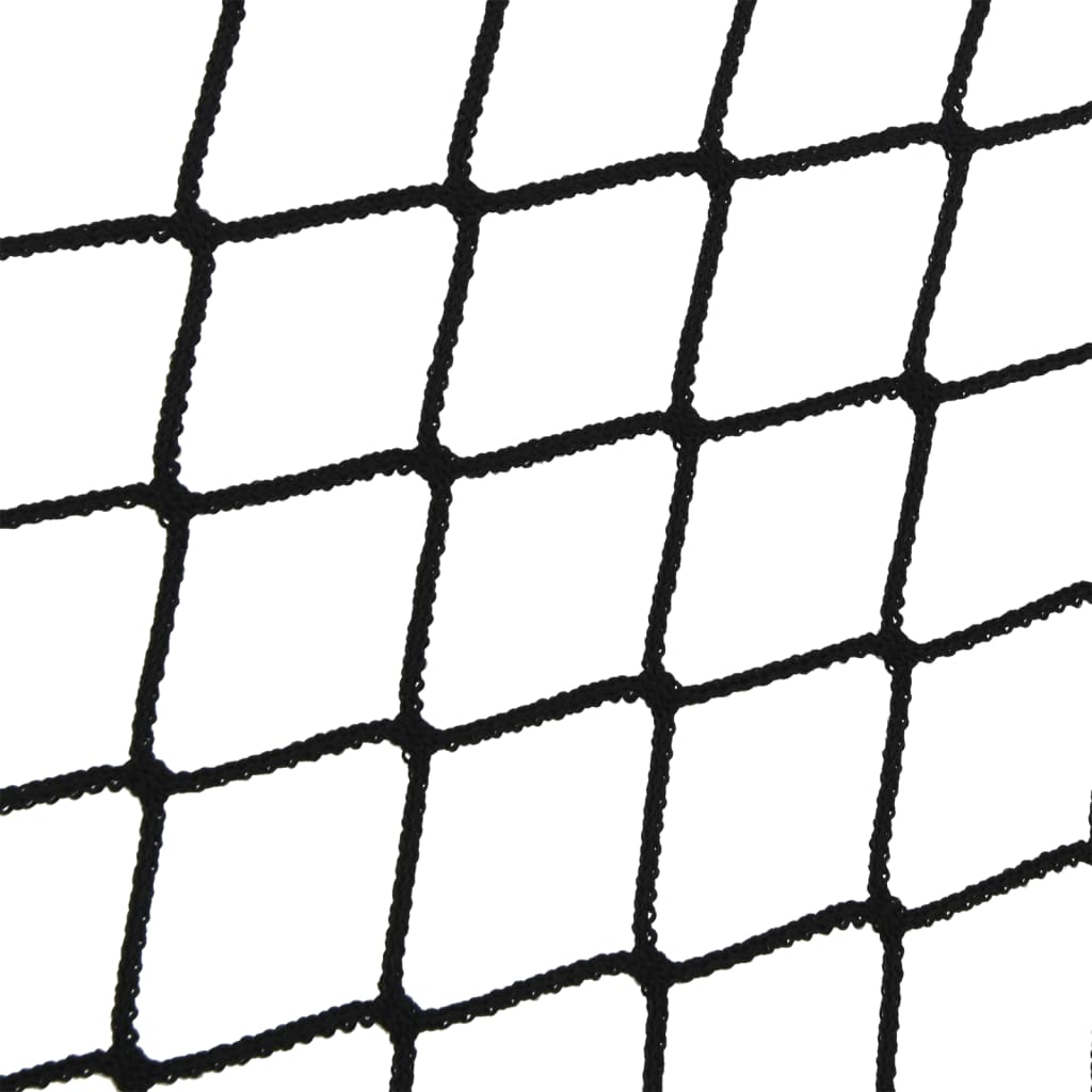Filet de remorque avec tendeur élastique noir 4,5x2,5 m PP