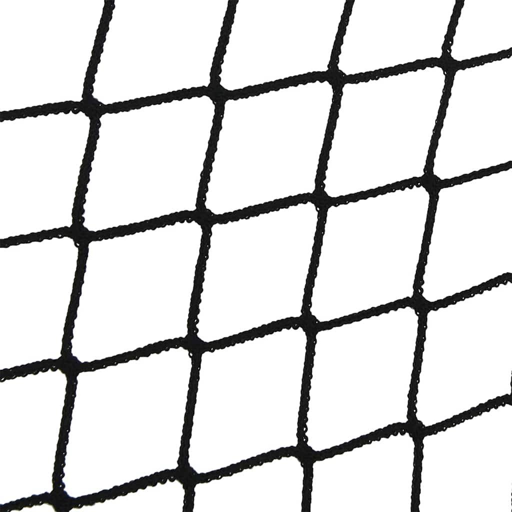 Cargo net with rubber rope, black, 3x3 m, PP