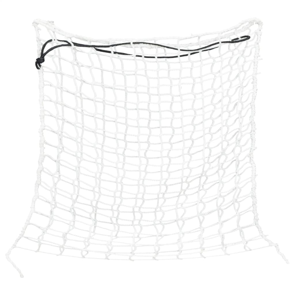 Heunetze 2 Stk. Rund Weiß 75x75 m PP