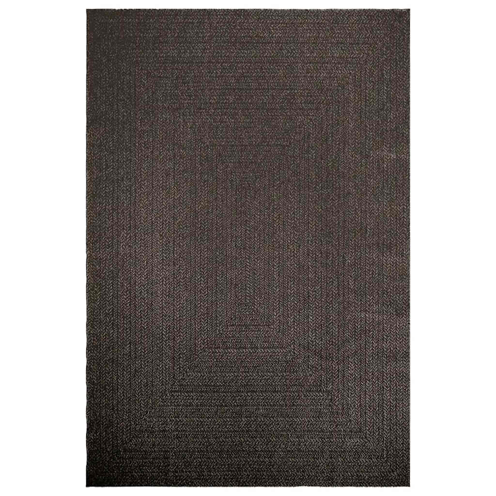 Teppich ZIZUR Anthrazit 200x290cm Jute-Optik Indoor und Outdoor