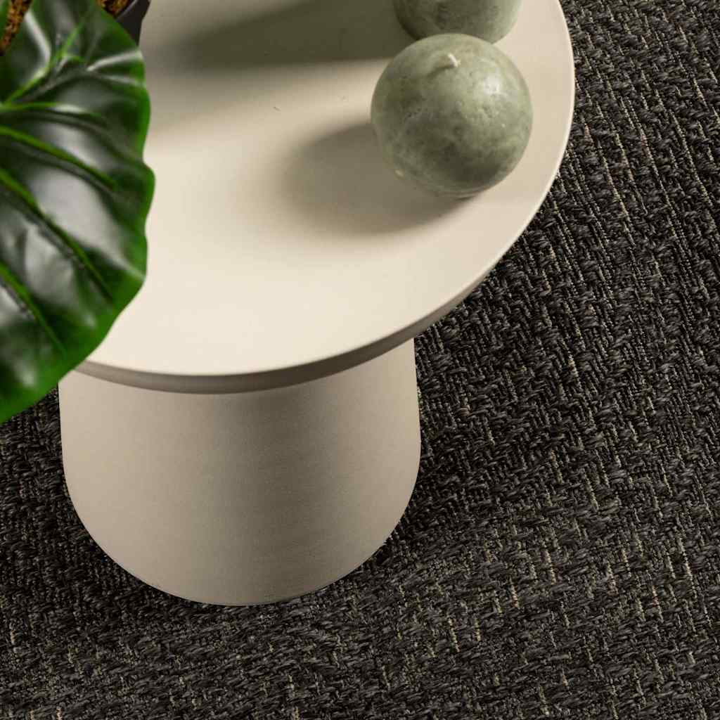 Teppich ZIZUR Anthrazit 160x230cm Jute-Optik Indoor und Outdoor