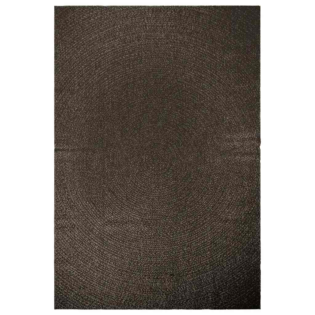 Tapis ZIZUR Anthracite 200x290cm effet jute Intérieur et Extérieur