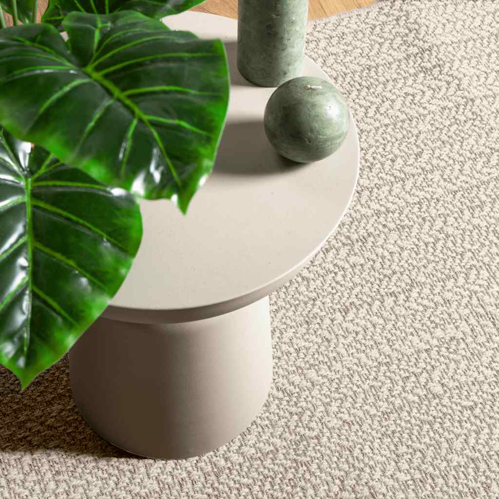 Carpet ZIZUR Cream 80x150 cm Jute look Indoor and Outdoor