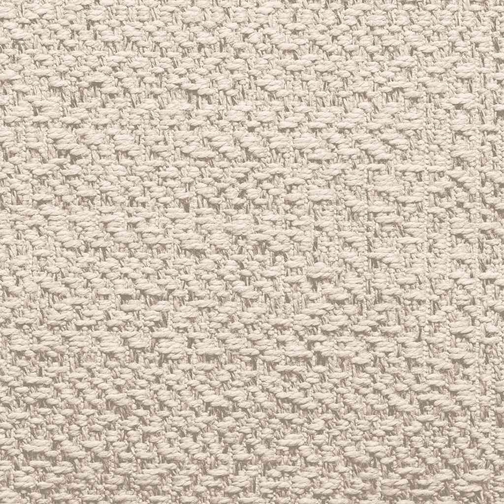 Rug ZIZUR Cream 200x200 cm Jute-look Indoor and Outdoor