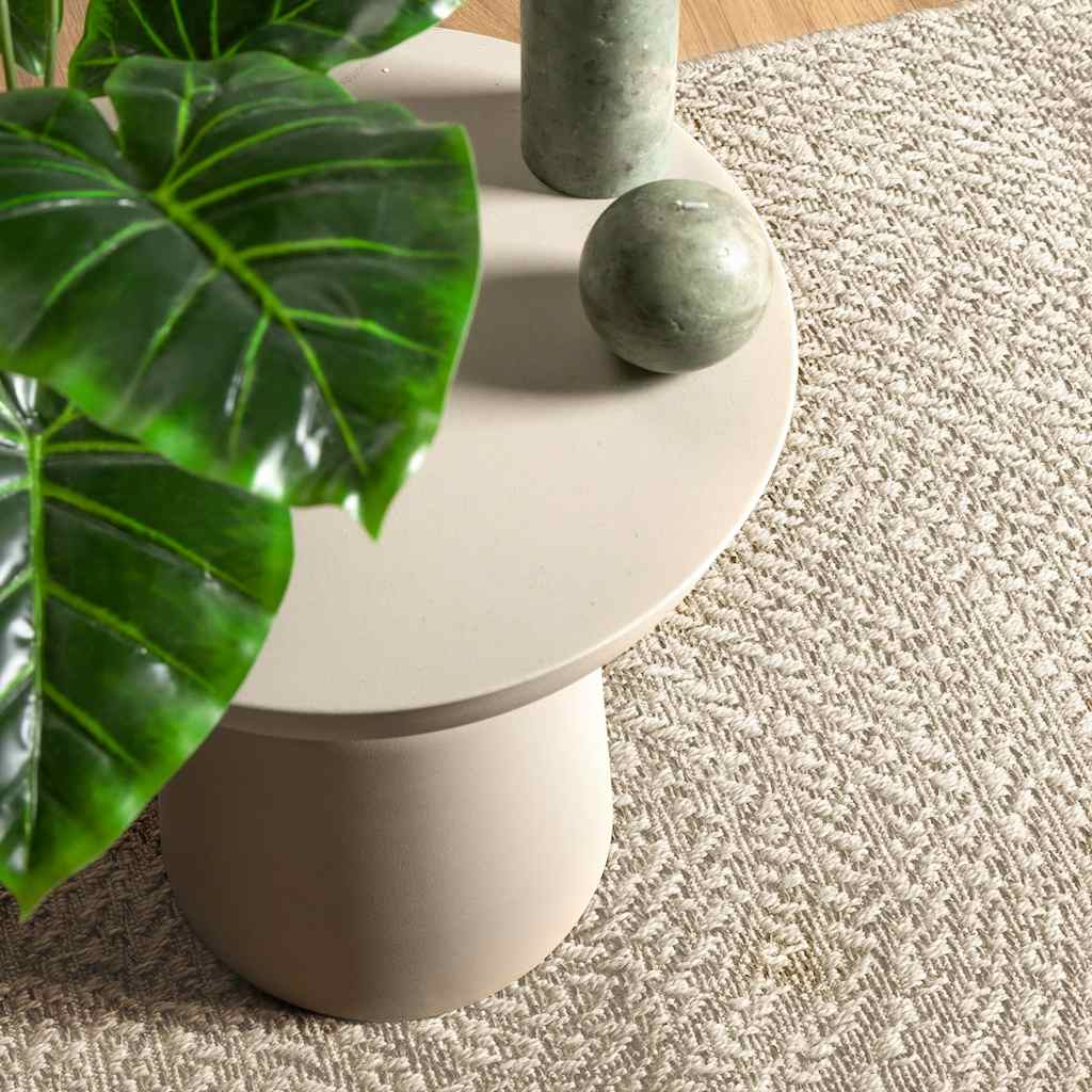 Carpet ZIZUR Cream 80x250 cm Jute look Indoor and Outdoor