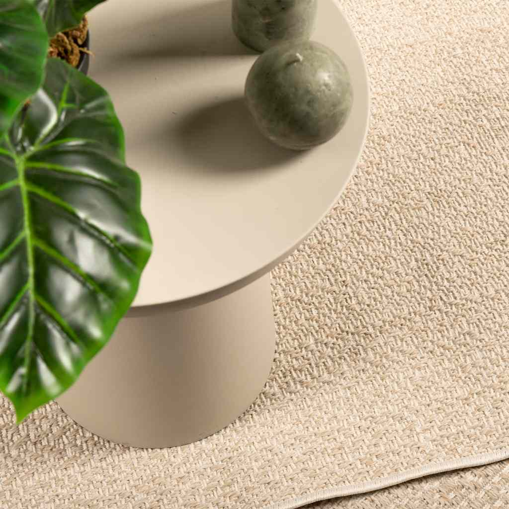 Tapis ZIZUR Beige 60x110 cm Effet jute Intérieur et extérieur