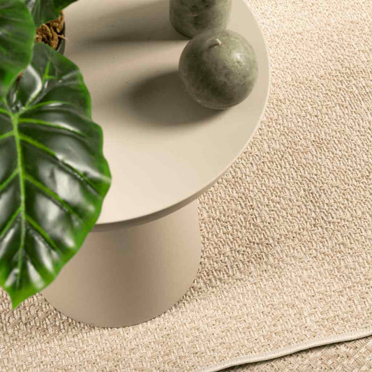 Tapis ZIZUR Beige 200x290 cm Aspect jute Intérieur et extérieur