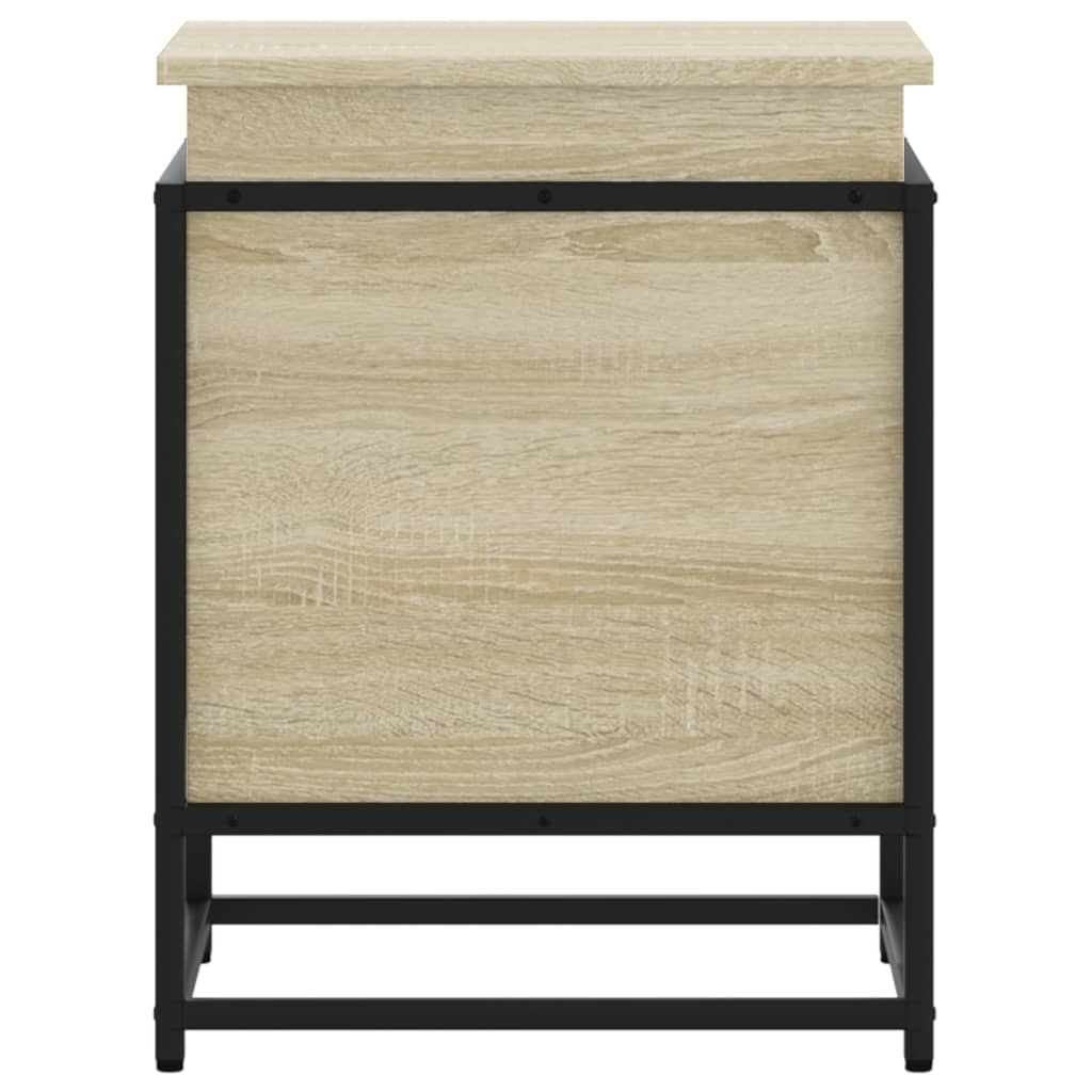Storage box with lid Sonoma 40x40x51.5 cm Wood-based material