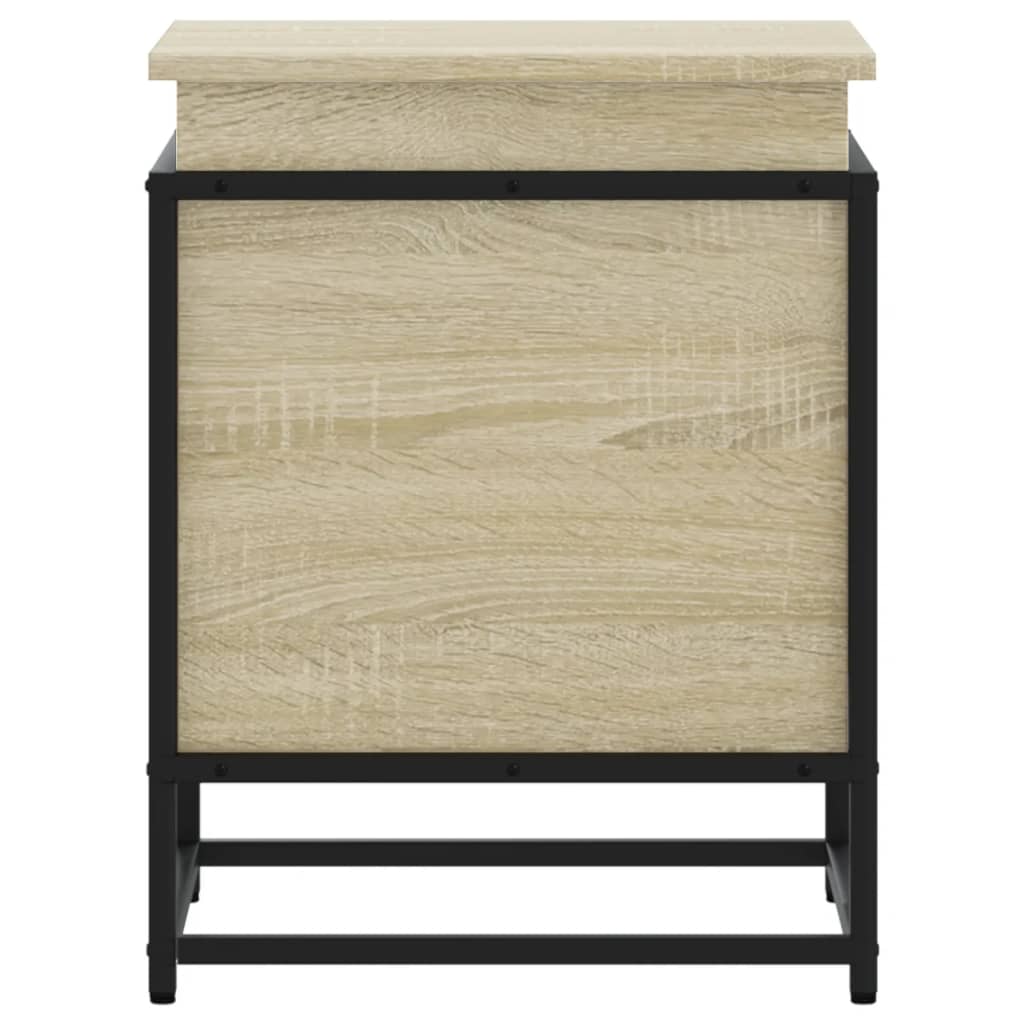Storage box with lid Sonoma 40x40x51.5 cm Wood-based material