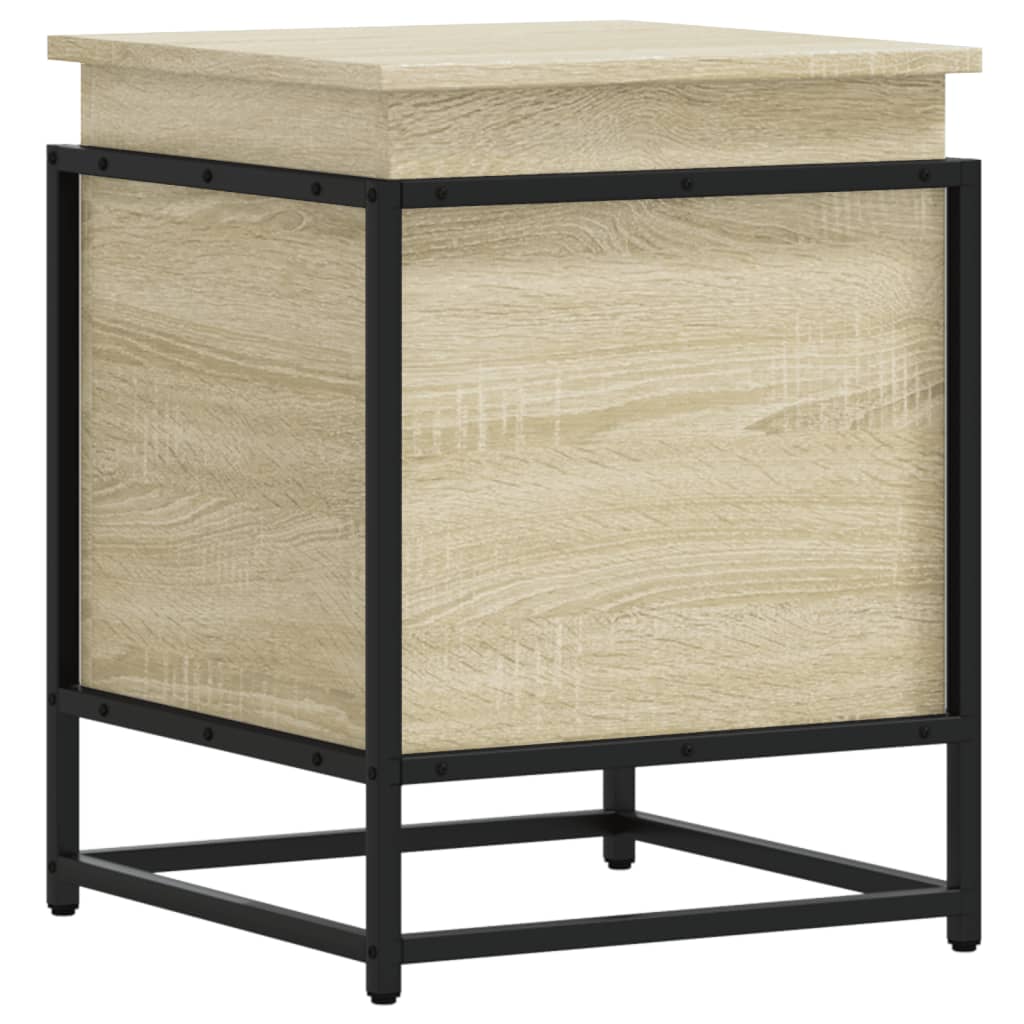 Storage box with lid Sonoma 40x40x51.5 cm Wood-based material