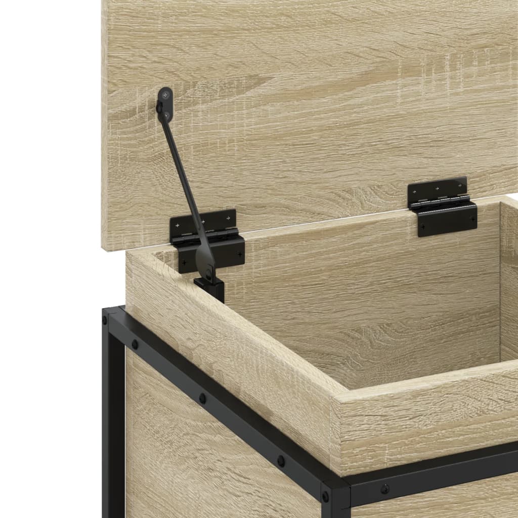 Storage box with lid Sonoma 40x40x51.5 cm Wood-based material