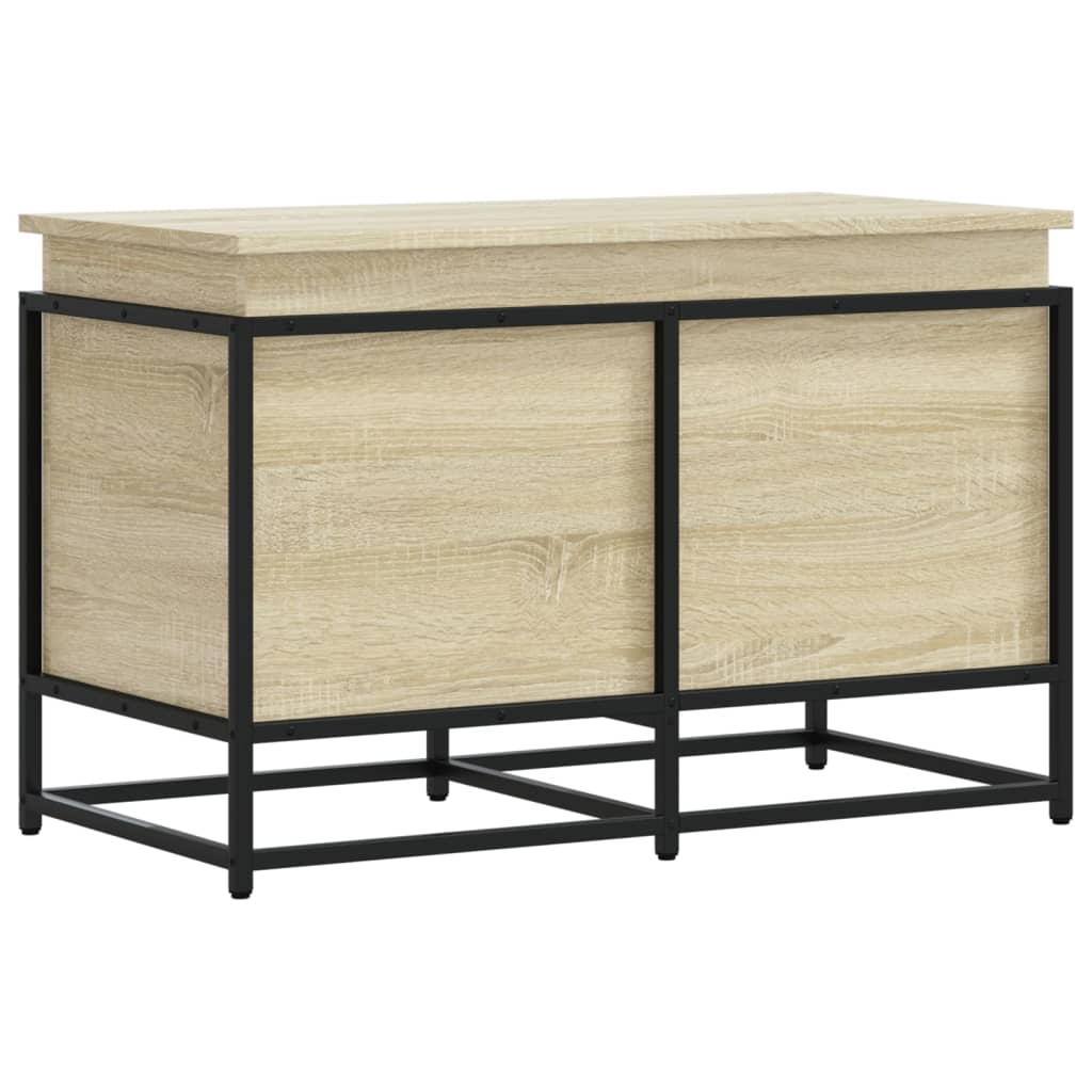 Storage box with lid Sonoma 80x40x51.5 cm Wood-based material