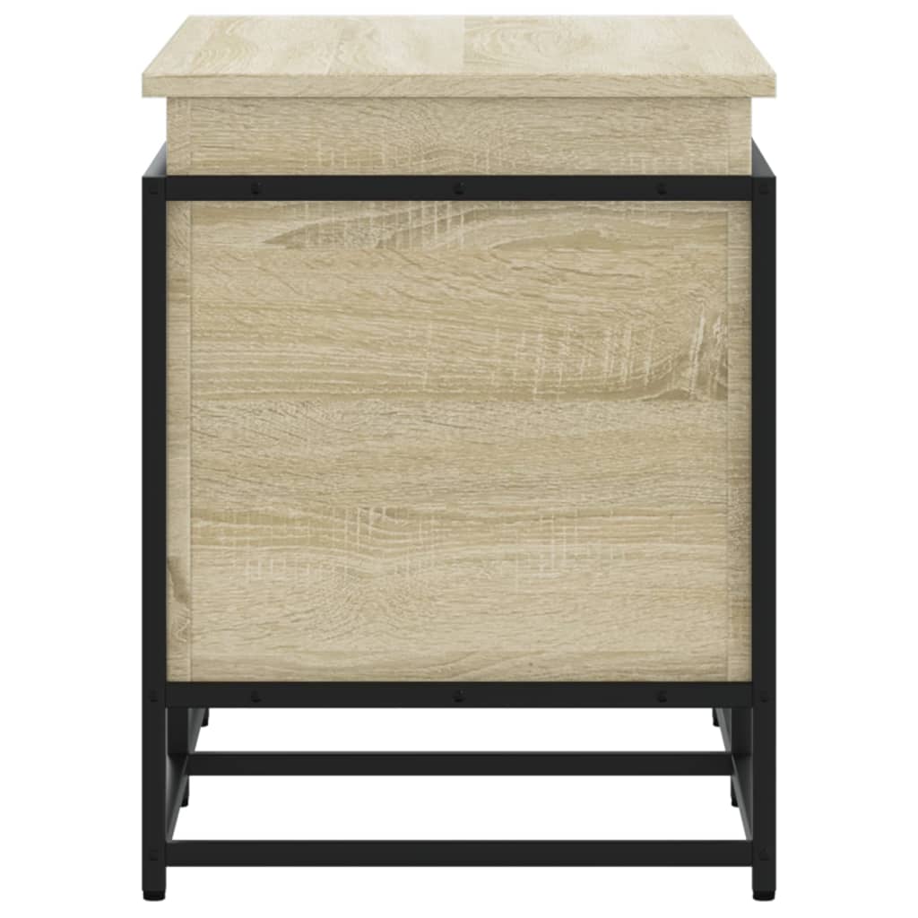 Storage box with lid Sonoma 80x40x51.5 cm Wood-based material